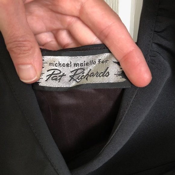 MICHAEL MAIELLO FOR PAT RICHARDS Vintage Halter Cocktail Dress - Picture 4 of 4